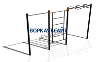 Спортивный комплекс воркаут ВС-129 в Перми