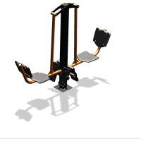 Уличный тренажер  "Жим ногами двойной"  УТ203 в Перми