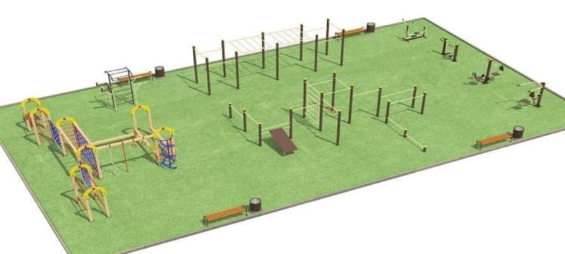 Проект спортивной площадки для любого возраста - 1 096 200 рублей. в Перми