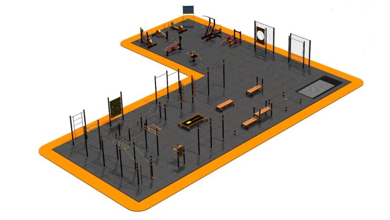 Дизайн проект спортплощадки Угловая в Перми