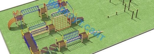 Проект спортплощадки с полосой препятствий в Перми Проект спортплощадки с полосой препятствий в Перми