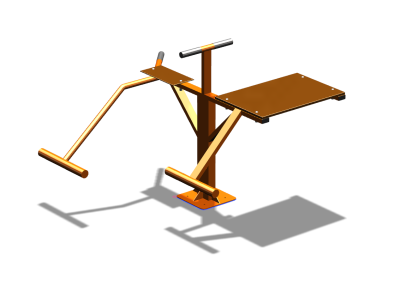 Уличный тренажер "Пресс Гиперэкстензия" УТ327 в Перми