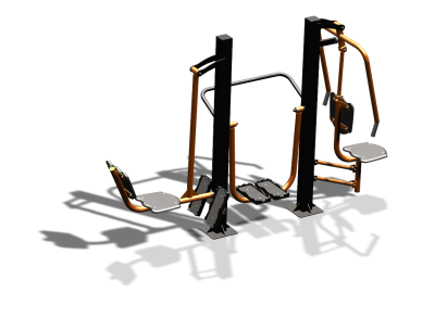 Уличный тренажер "Жим ногами Шагомер Жим от груди" УТ333 в Перми