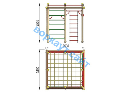 Детский спортивный комплекс ДСК 3110 в Перми Детский спортивный комплекс ДСК 3110 в Перми