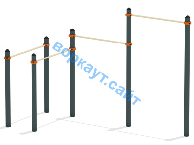 Турник двойной с брусьями ВС-17 в Перми