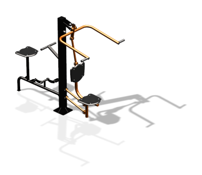 Уличный тренажер "Верхняя тяга Вело" УТ340 в Перми