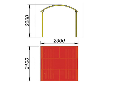 Навес судейский МАФ 4004 в Перми