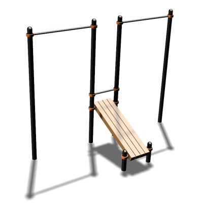 Воркаут турники со скамьей для пресса ВС-27 в Перми