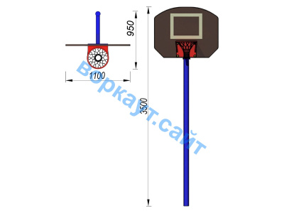 Баскетбольный щит СИО 3510 в Перми