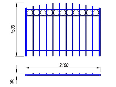 Ограждение спортивной площадки МАФ 5005 в Перми