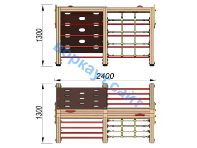 Детский спортивный комплекс ДСК 3203 в Перми