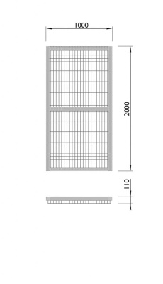 Калитка спортивной площадки МАФ 5105 в Перми