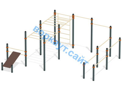 Спортивный комплекс воркаут ВС-50 в Перми