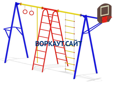 Гимнастический комплекс с баскетбольным щитом МАФ 3001 в Перми Гимнастический комплекс с баскетбольным щитом МАФ 3001 в Перми