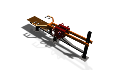 Силовой уличный тренажер  "Жим лежа"  УТ411 в Перми