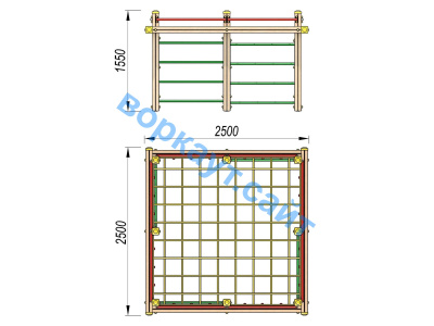 Детский спортивный комплекс ДСК 3109 в Перми