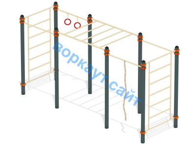 Воркаут комплекс гимнастический  ВС-24 в Перми