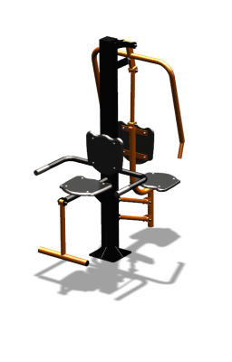 Уличный тренажер "Жим от груди Флекс" УТ324 в Перми