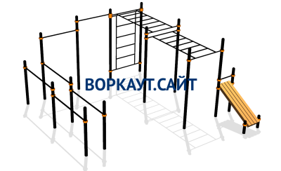 Спортивный комплекс воркаут ВС-109 в Перми
