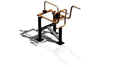 Силовой уличный тренажер  "Приседания"  УТ404 в Перми