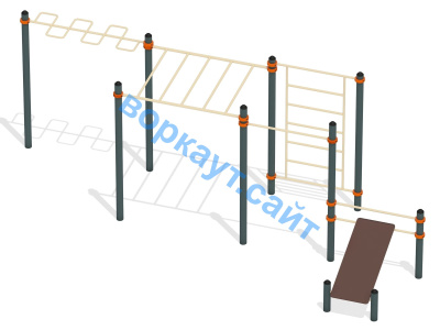 Спортивный комплекс воркаут ВС-45 в Перми