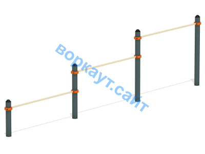 Каскад турников тройной ВС-6 в Перми