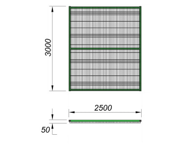 Ограждение спортивной площадки 2500х3000 МАФ 5103 в Перми