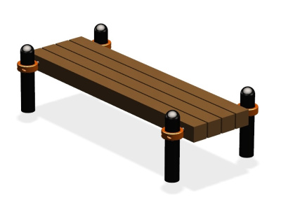 Воркаут скамья ВС-38 в Перми