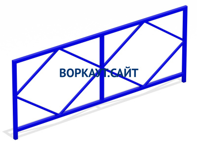 Ограждение площадки МАФ 5001 в Перми