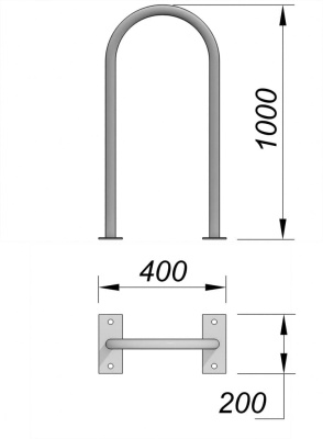 Велопарковка МАФ 6001 в Перми