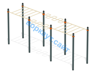 Воркаут комплекс рукоходов ВС-22 в Перми