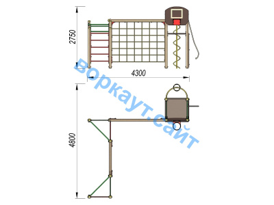 Детский спортивный комплекс ДСК 3112 в Перми
