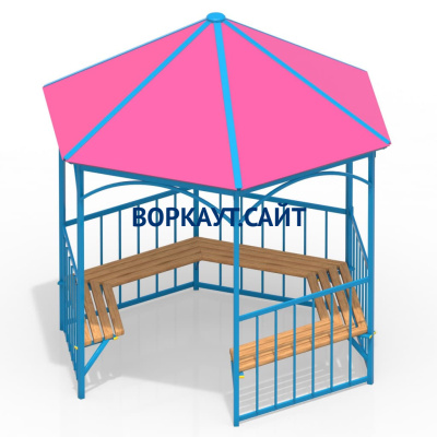 Беседка с лавками МАФ 4120 в Перми