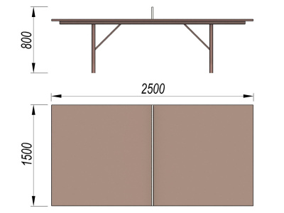 Теннисный стол МАФ 3517 в Перми