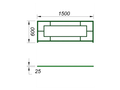 Ограждение площадки МАФ 5000 в Перми