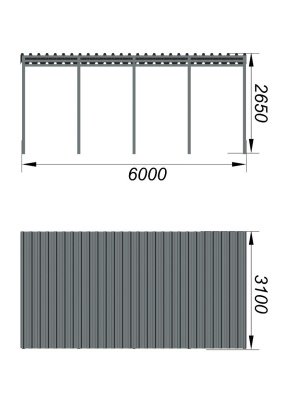 Теневой навес трибун МАФ 4130 в Перми