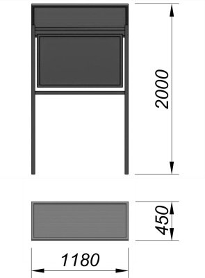 Информационный стенд МАФ 6006 в Перми